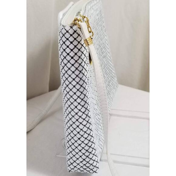 Vintage Glam Whiting & Davis Metal Mesh Evening Bag White - Picture 6 of 16